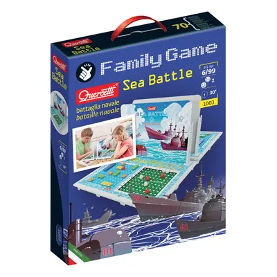 Quercetti Family Game Sea Battle – strategická hra Lodě (námořní bitva)