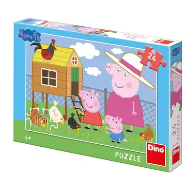 Dino Peppa pig: slepičky 24 dílků