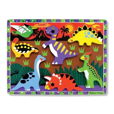 MELISSA Dřevěné puzzle Dinosauři