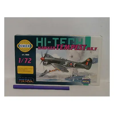 Směr Model Hawker Tempest MK.V HI TECH 14 2x17,3 cm v krabici 25x14 5x4,5 cm 1:72