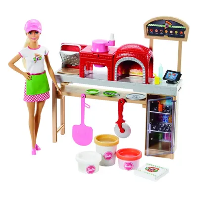 Mattel Barbie vaření a pečení pizza herní set s panenkou