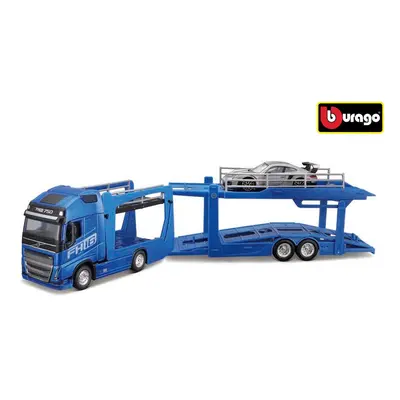 Bburago 1:43 STR FIRE Multicar Carrier - Volvo FH16 w/Porsche 911 GT2 RS