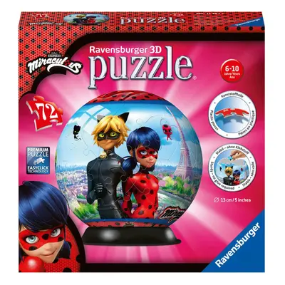 Ravensburger: Puzzle 3D - Miraculous 72 ks