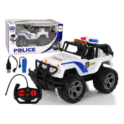 RC auto policejní jeep 1:14