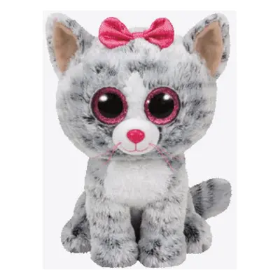 TY BEANIE BOOS KIKI - šedá kočka 24cm