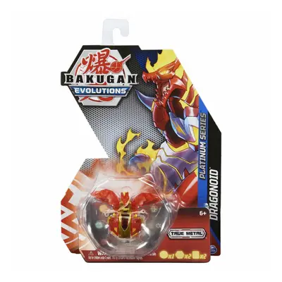 Bakugan True Metal Červený Drak S4