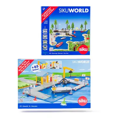 SIKU World - nakládací přístav s molem a vodní plochou