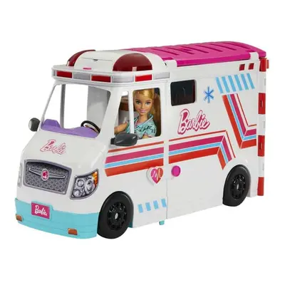 Barbie Ambulance Mobilní klinika set MATTEL doktorka karavan