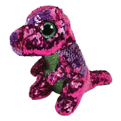 TY BOOS Flippables STOMPY - flitrový dinosaurus 24cm