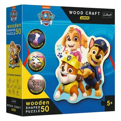 TREFL Wood Craft Junior Tlapková patrola 50 dílků