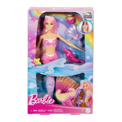 Panenka Barbie Malibu Mermaid Změna barvy