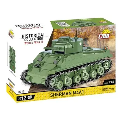 Americký tank Sherman M4A1 COBI 2715 - World War II 312 kostek