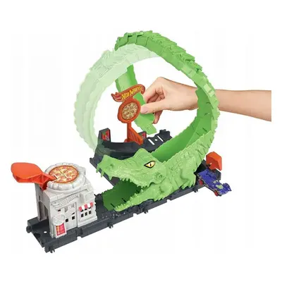 Hot Wheels City Crocodile Loop Set