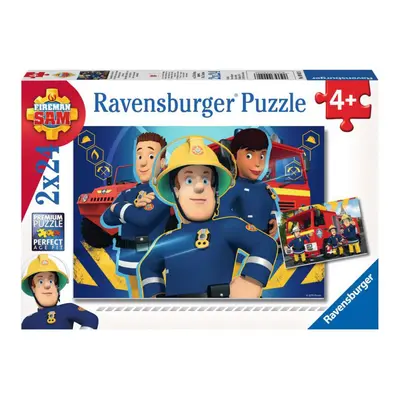 Ravensburger: Puzzle - požárník Sam: Přináší pomoc 2 x 24 ks