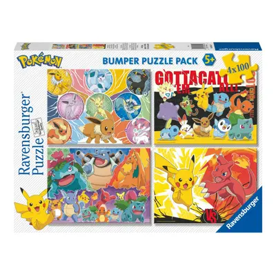 Ravensburger 056514 Pokémon 4x100 dílků