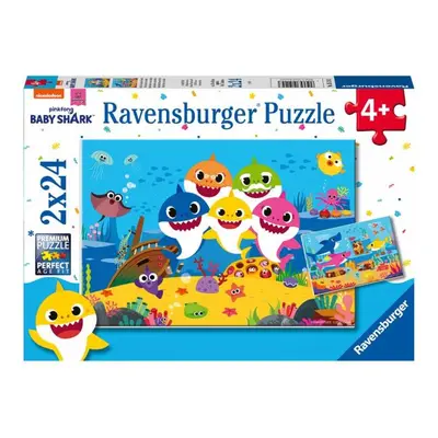 RAVENSBURGER Baby Shark 2 x 24 dílků