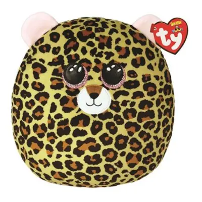 Polštář TY Squish-a-Boos LIVVIE Leopard 22cm