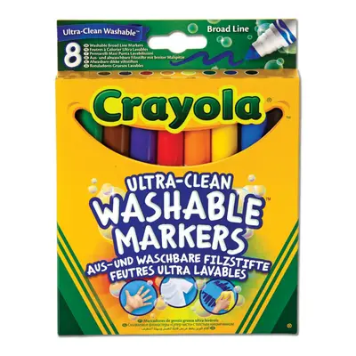 Crayola: omývatelné fixy 8 ks