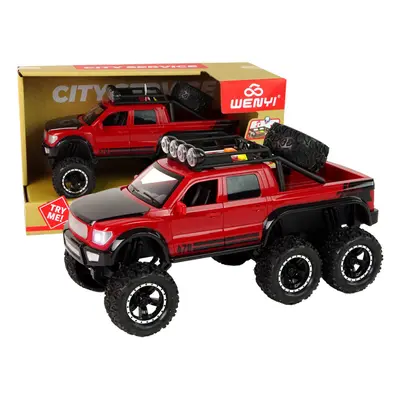 Off-Road auto velká kola 1:16 Červená