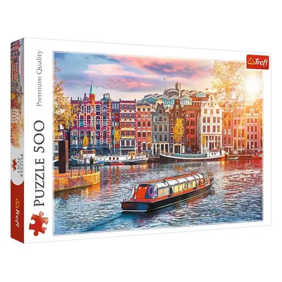 Trefl: Puzzle 500 dílků. - Amsterdam Nizozemsko