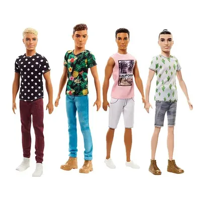 Barbie Módní příběhy Ken Kostkované tričko