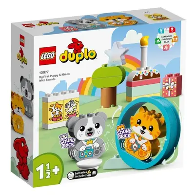 LEGO® DUPLO 10977 Moje první štěňátko a koťátko vydávající zvuky