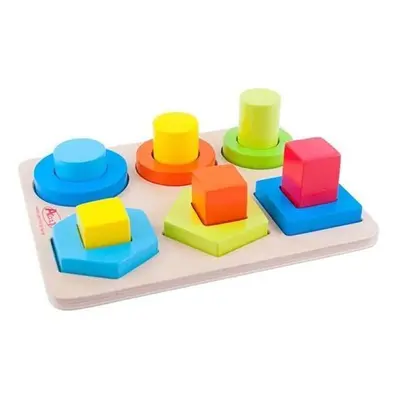 Dřevěné puzzle Shape Sorter