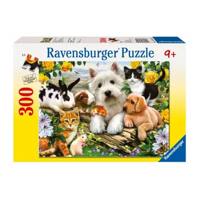 Ravensburger: Puzzle 300 ks - Šťastná zvířata