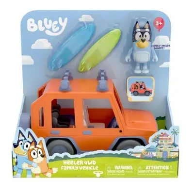 Bluey Family Car Heeler 4WD