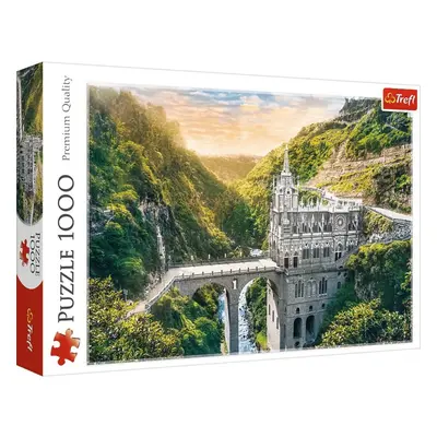 Trefl: Puzzle 1000 dílků - Svatyně Las Lajas, Kolumbie