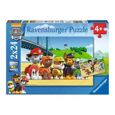 Ravensburger Tlapková Patrola: Stateční psi 2x24 dílků