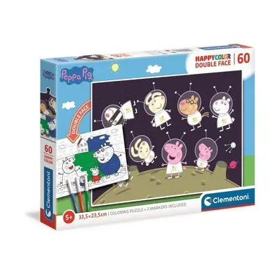 Clementoni - Puzzle 60 ks Happycolor Peppa Pig