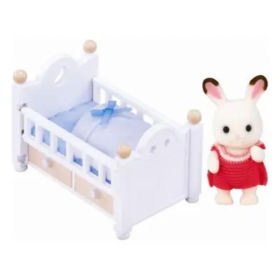 Sylvanian Families Králičí miminko v postýlce