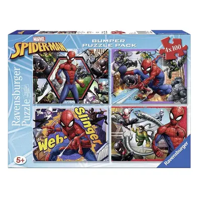 Ravensburger - 4x100 ks Spider Man Bumper pack