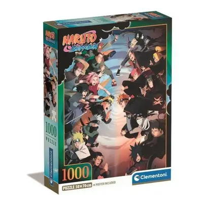 Clementoni Puzzle 1000 dílků Kompaktní Anime Naruto Shippuden 39832