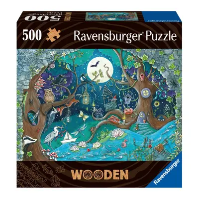 RAVENSBURGER Dřevěné Kouzelný les 500 dílků