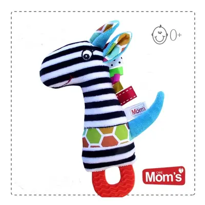 Hencz Toys Edukační hračka Hencz s pískátkem, kousátkem ZEBRA