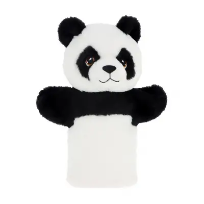 Keel Toys SE3076-5 Keeleco Panda - eko plyšový maňásek na ruku 27 cm