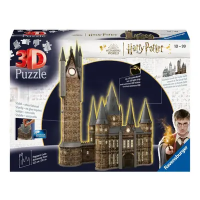 Ravensburger 3D puzzle Harry Potter: Bradavický hrad - Astronomická věž 540 ks svítící