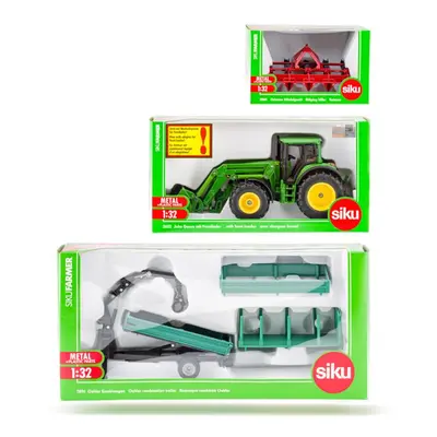 SIKU Farmer - set zemědělské stroje C, 1:32