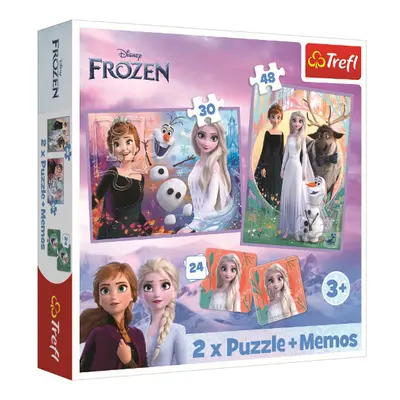 Trefl 2v1 + Memory Frozen 2 Disney