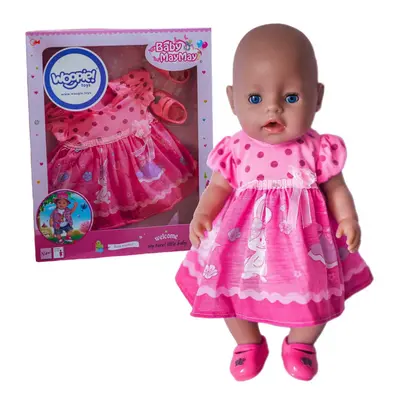 Woopie Oblečení pro panenku Pink Bunny Dress 43-46 cm