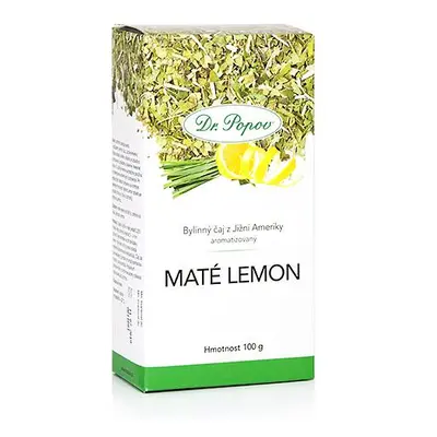 Maté lemon, bylinný čaj, 100 g Dr. Popov