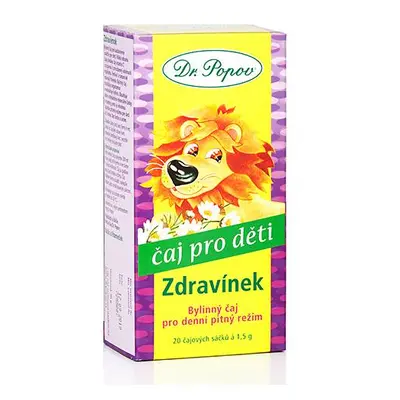 Zdravínek, dětský bylinný čaj, 30 g Dr. Popov