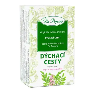 Dýchací cesty, porcovaná směs, 30 g Dr. Popov