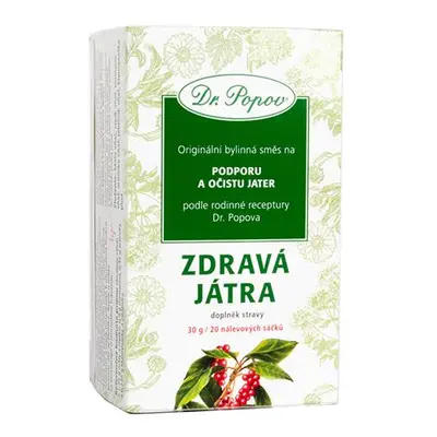 Zdravá játra, porcovaná směs, 30 g Dr. Popov