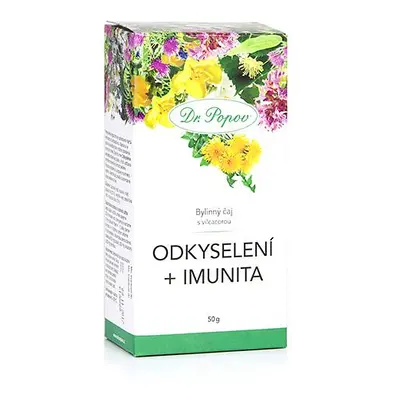 Odkyselení + imunita, sypaný čaj, 50 g Dr. Popov