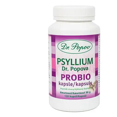 Psyllium Dr. Popova PROBIO kapsle, 120 ks Dr. Popov