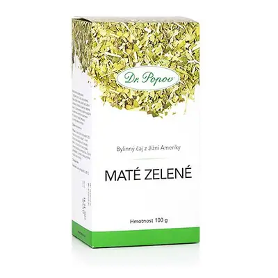 Maté zelené, bylinný čaj, 100 g Dr. Popov