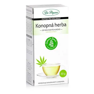 Konopná herba porcovaná, 30 g Dr. Popov